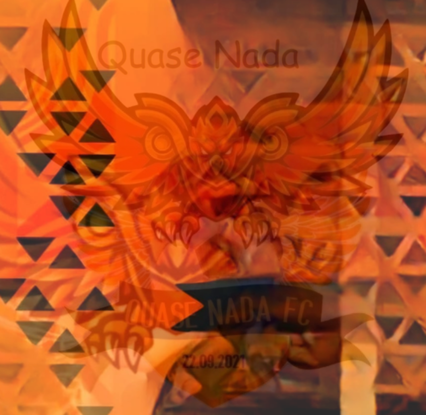 Foto de fundo da tela com a águia do time